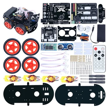 -За smart кола Робот Комплект UNO Бот САМ на дистанционното управление Роботът Началото на работата на Arduino Комплект само за Кодиране на Подходяща играчка