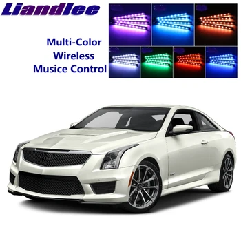 LiandLee Авто Нажежен Вътрешен Пода Декоративна Атмосфера на Седалката Акцент Околния Неонова светлина За Cadillac ATS