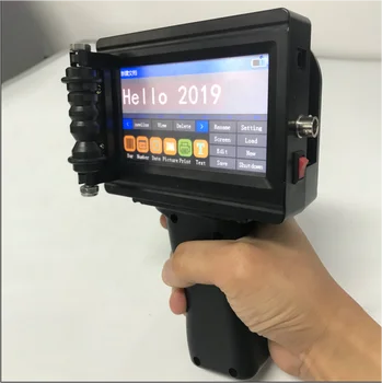 Новият пристигането на Китайски сензорен екран ръчен мастилено-струен принтер машина промишлена 0