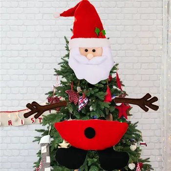 Коледни Плюшени Кукли-Лосове Дядо коледа, Снежен човек за Бар Магазина и Офис Закрит и Открит Селска Къща Домашни Подаръци за нов дом 0