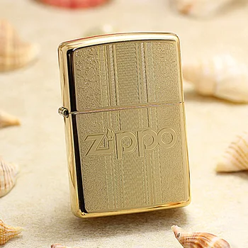 Истински луксозна златна slr двигателят е с мазителна запалка Zippo, мед ветрозащитная цигара, маслени запалки, код за подарък на защита срещу фалшифициране 0